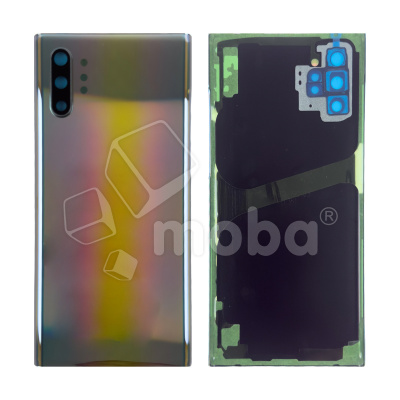 Задняя крышка для Samsung Galaxy Note 10+ (N975F) Серебро - Премиум