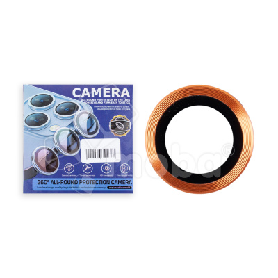 Защитное стекло линзы камеры для iPhone 17 Pro/17 Pro Max (комплект 3 шт.) Оранжевый