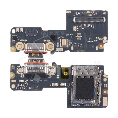Шлейф для Xiaomi Redmi Note 14 Pro 5G (24090RA29G) плата системный разъем/разъем SIM/микрофон - Премиум