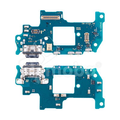 Шлейф для Samsung Galaxy A55 5G (A556E) плата системный разъем/микрофон - Премиум