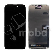 Дисплей для iPhone 16 Pro Max (A3296) в сборе с тачскрином Черный - JCID (Soft OLED, Full HD, 120 Гц) (с верификацией = с привязкой без ошибки)