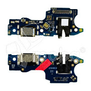 Шлейф для Realme C55 (RMX3710) плата системный разъем/разъем гарнитуры/микрофон - Премиум