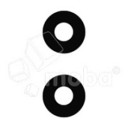 Стекло камеры для Samsung Galaxy A05 (A055F) (комплект 2 шт.) Черный