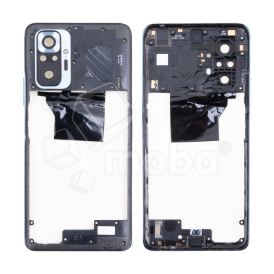Средняя часть для Xiaomi Redmi Note 10 Pro 4G (M2101K6G) Голубой