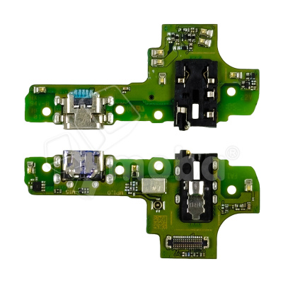 Шлейф для Samsung Galaxy A10s (A107F) плата системный разъем/разъем гарнитуры/микрофон - Премиум