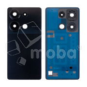 Задняя крышка для Xiaomi Poco M6 Pro 4G (2312FPCA6G) Черный - Премиум