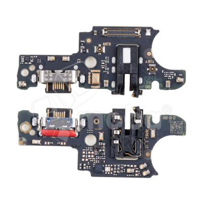 Шлейф для Motorola Moto G54 (XT2343-2) плата на системный разъем/разъем гарнитуры/микрофон - Премиум