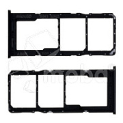 Держатель SIM для Samsung Galaxy A22 (A225F) Черный