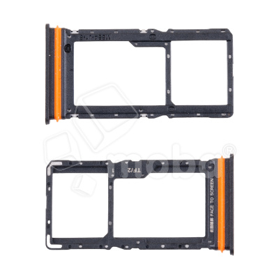 Держатель SIM для Xiaomi Poco M7 4G/Redmi 15 4G (25062PC34G/25062RN2DY) Черный