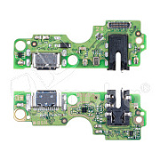 Шлейф для Tecno Spark Go 2024 (BG6) плата на системный разъем/разъем гарнитуры/микрофон - Премиум