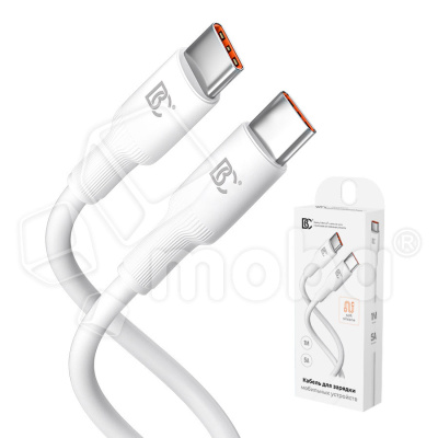 Кабель Type-C - Type-C BC X81 Soft (PD) Белый