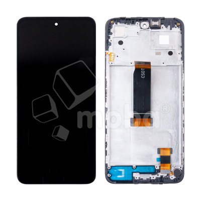 Дисплей для Xiaomi Redmi 12 4G (23053RN02Y) модуль с рамкой Черный - OR