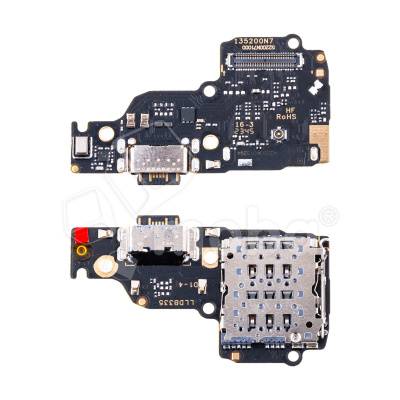Шлейф для Xiaomi Redmi Note 13 4G (23129RAA4G/23124RA7EO/23129RA5FL) плата системный разъем/разъем SIM/микрофон