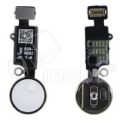 Шлейф для iPhone 7/7 Plus/8/8 Plus/SE (2020)/SE (2022) на кнопку HOME в сборе Золото - Премиум