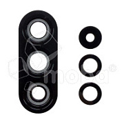 Стекло камеры для Samsung Galaxy A56 5G (A566B) в сборе с рамкой Черный