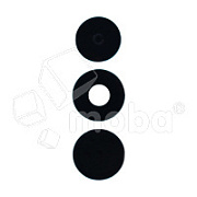 Стекло камеры для Tecno Spark 40 4G (KM5n) (комплект 3 шт.) Черный