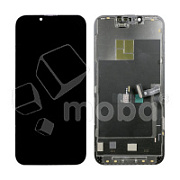 Дисплей для iPhone 13 Pro (A2640) в сборе с тачскрином Черный - DD (Soft OLED, Full HD, 120 Гц) (площадка под IC)