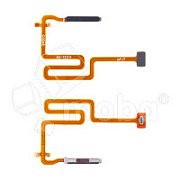 Шлейф для Realme 8i (RMX3151) сканер отпечатка пальцев Черный