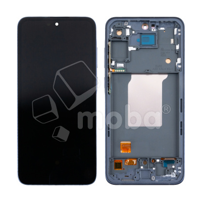 Дисплей для Samsung Galaxy A55 5G (A556E) модуль с рамкой Черный - (OLED) (Full Size)