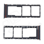 Держатель SIM для Tecno Spark 40 4G (KM5n) Черный