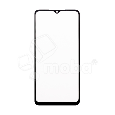 Стекло для переклейки Xiaomi Redmi 10C/Poco C40 (220333QNY/220333QPG) в сборе с OCA пленкой Черный - OR (Mitsubishi)