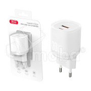 Сетевое зарядное устройство USB/Type-C XO L151 (30W, QС3.0, PD, 2 порта) Белый