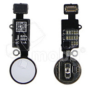 Шлейф для iPhone 7/7 Plus/8/8 Plus/SE (2020)/SE (2022) на кнопку HOME в сборе Розовое Золото - Премиум