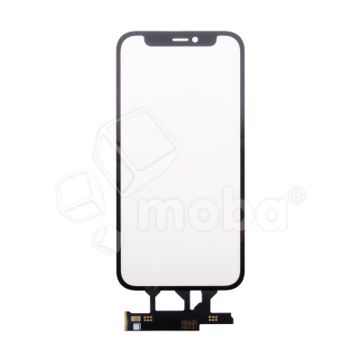 Стекло для переклейки iPhone 12 mini (A2399) с OCA пленкой + тачскрин Черный - OR (Feaglet)