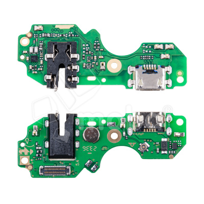 Шлейф для Infinix Smart 6/6 HD (X6511/X6512) плата на системный разъем/разъем гарнитуры/микрофон - Премиум