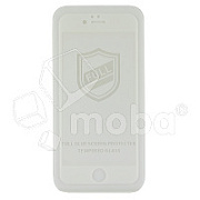 Защитное стекло "Тонкое" для iPhone 6/6S Белый (Полное покрытие 0,25 мм)