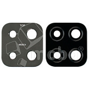 Стекло камеры для Samsung Galaxy A12/M12/A12 Nacho (A125F/M127F/A127F) Черный