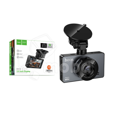 Видеорегистратор Hoco DV14 (дисплей 3") Серый