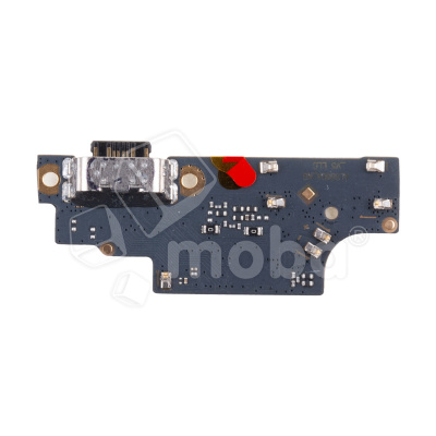Шлейф для Xiaomi Poco M6 Pro 4G (2312FPCA6G) плата системный разъем/микрофон - Премиум
