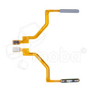 Шлейф для Xiaomi Redmi Note 9S/9 Pro (M2003J6A1G/M2003J6B2G) сканер отпечатка пальцев Белый