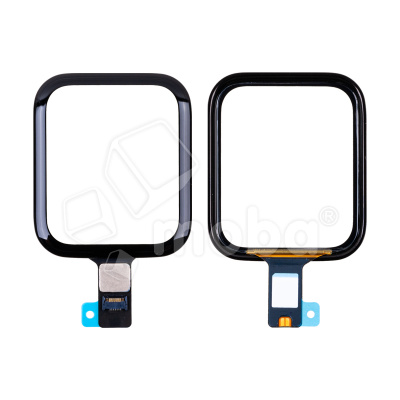 Стекло для переклейки Apple Watch 4 (40 мм) в сборе с тачскрином и OCA пленкой Черный - OR (Mitsubishi)