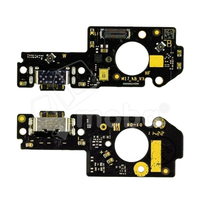 Шлейф для Xiaomi Poco X5 5G (22111317PG) плата системный разъем/микрофон - Премиум