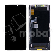 Дисплей для iPhone 11 Pro Max (A2218) в сборе с тачскрином Черный - (Hard OLED) Стандарт