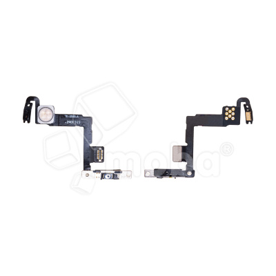 Шлейф для iPhone 11 (A2221) на кнопку включения/микрофон/вспышку - Премиум
