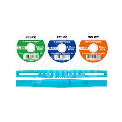 Набор струн для разделения дисплейных модулей Relife RL-059 Plus (0.03/0.05/0.08 мм, 100 м)