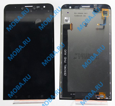Дисплей для Asus ZE601KL (ZenFone 2 Laser) в сборе с тачскрином Черный