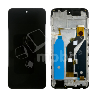 Дисплей для Tecno Pova 4 (LG7n) модуль с рамкой Черный - OR