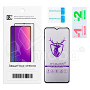 Защитное стекло "Премиум" для Samsung Galaxy A23 (A235F) Черный