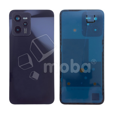 Задняя крышка для Realme C35 (RMX3511) Черный - Премиум