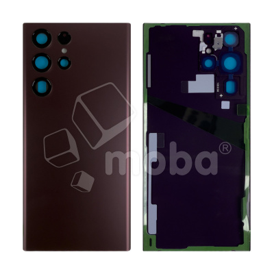 Задняя крышка для Samsung Galaxy S22 Ultra (S908B) Бордовый - OR