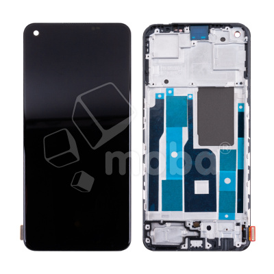 Дисплей для Realme 9 Pro+ (RMX3393/RMX3392) модуль с рамкой Черный - OR