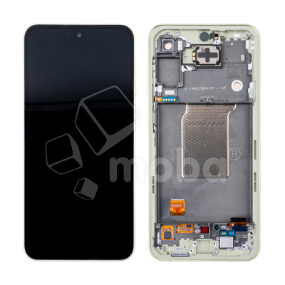 Дисплей для Samsung Galaxy A55 5G (A556E) модуль с рамкой Желтый - OR (SP)