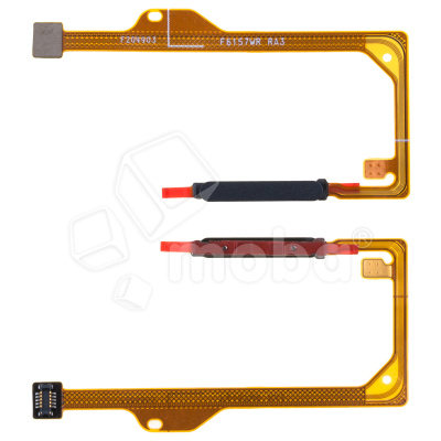 Шлейф для Huawei Honor 10X Lite/P Smart 2021 (DNN-LX9/PPA-LX1) сканер отпечатка пальцев Черный