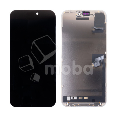 Дисплей для iPhone 16 Pro Max (A3296) в сборе с тачскрином Черный - OR (SP) (с верификацией “Новая запчасть”)