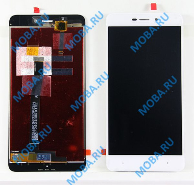 Дисплей для Xiaomi Redmi 4A в сборе с тачскрином Белый - Ориг
