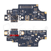 Шлейф для Xiaomi Poco M6 Pro 4G (2312FPCA6G) плата системный разъем/микрофон